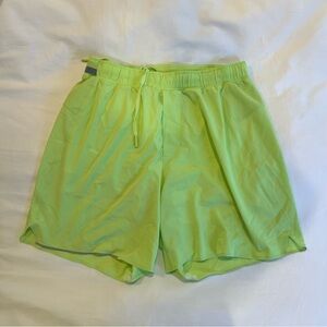 lululemon athletica Men’s Surge 6” Neon Green Athletic Shorts